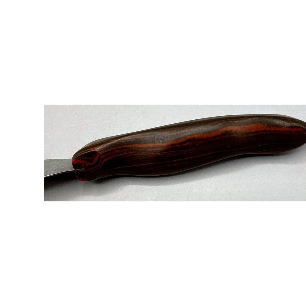 Cutco 1028 Spatula Spreader Stainless Steel Brown Swirl Handle Made in USA 11.5